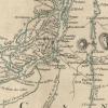 Détail d’une carte de la vallée du Saint-Laurent et des frontières avec New York et la Nouvelle-Angleterre